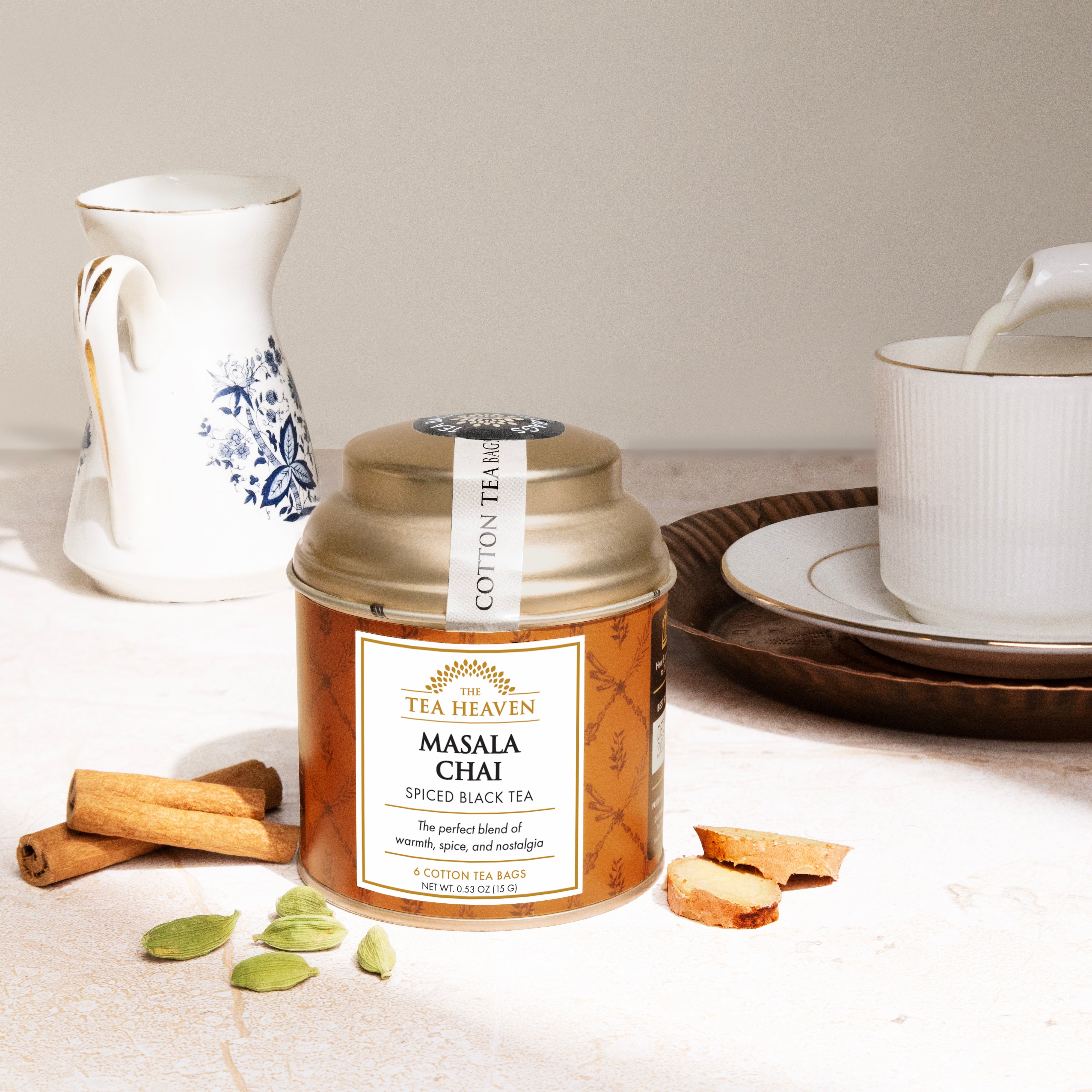 Masala Chai Mini Tea Bag Canister (Case of 12)