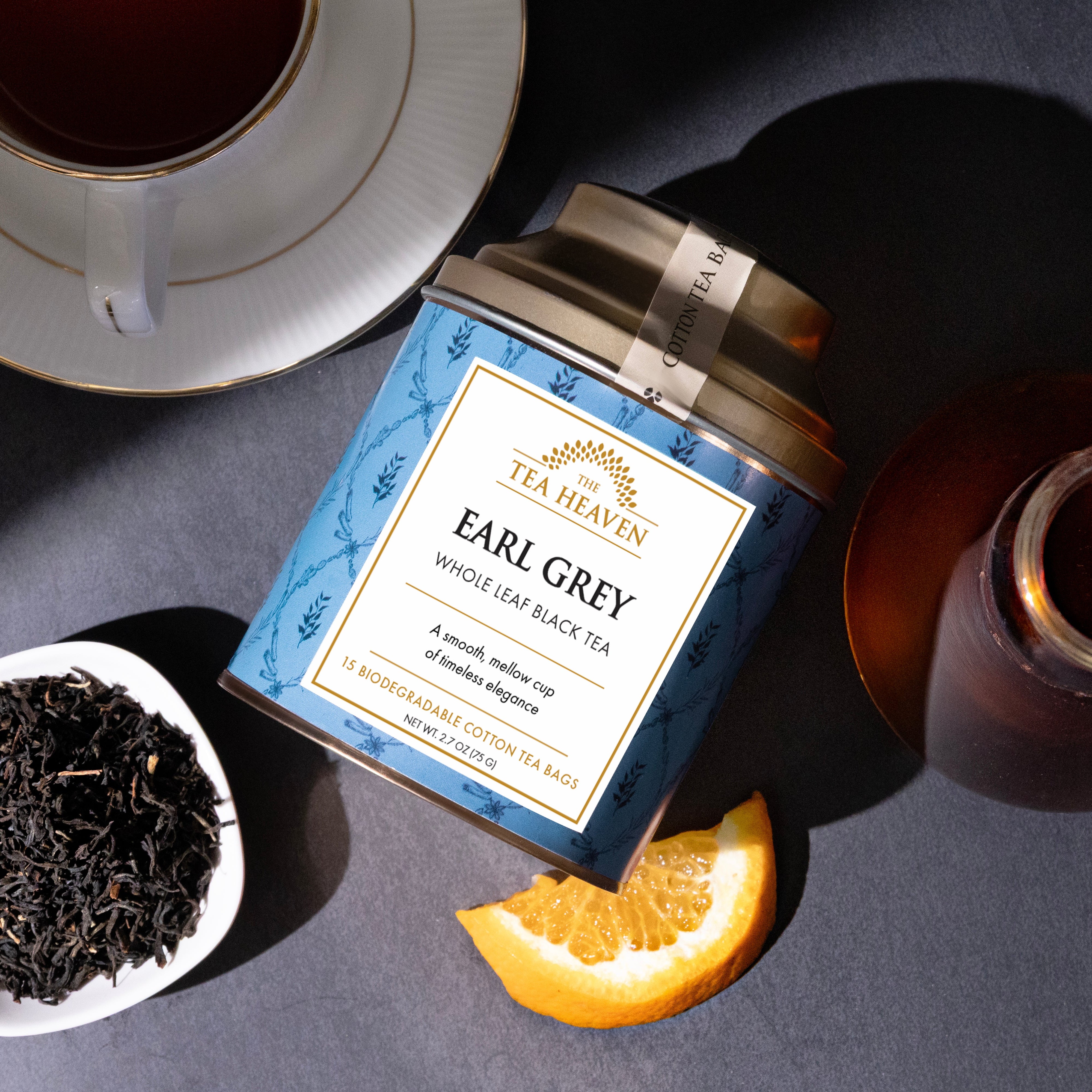 Earl Grey Tea Bag Canister (Case of 6)