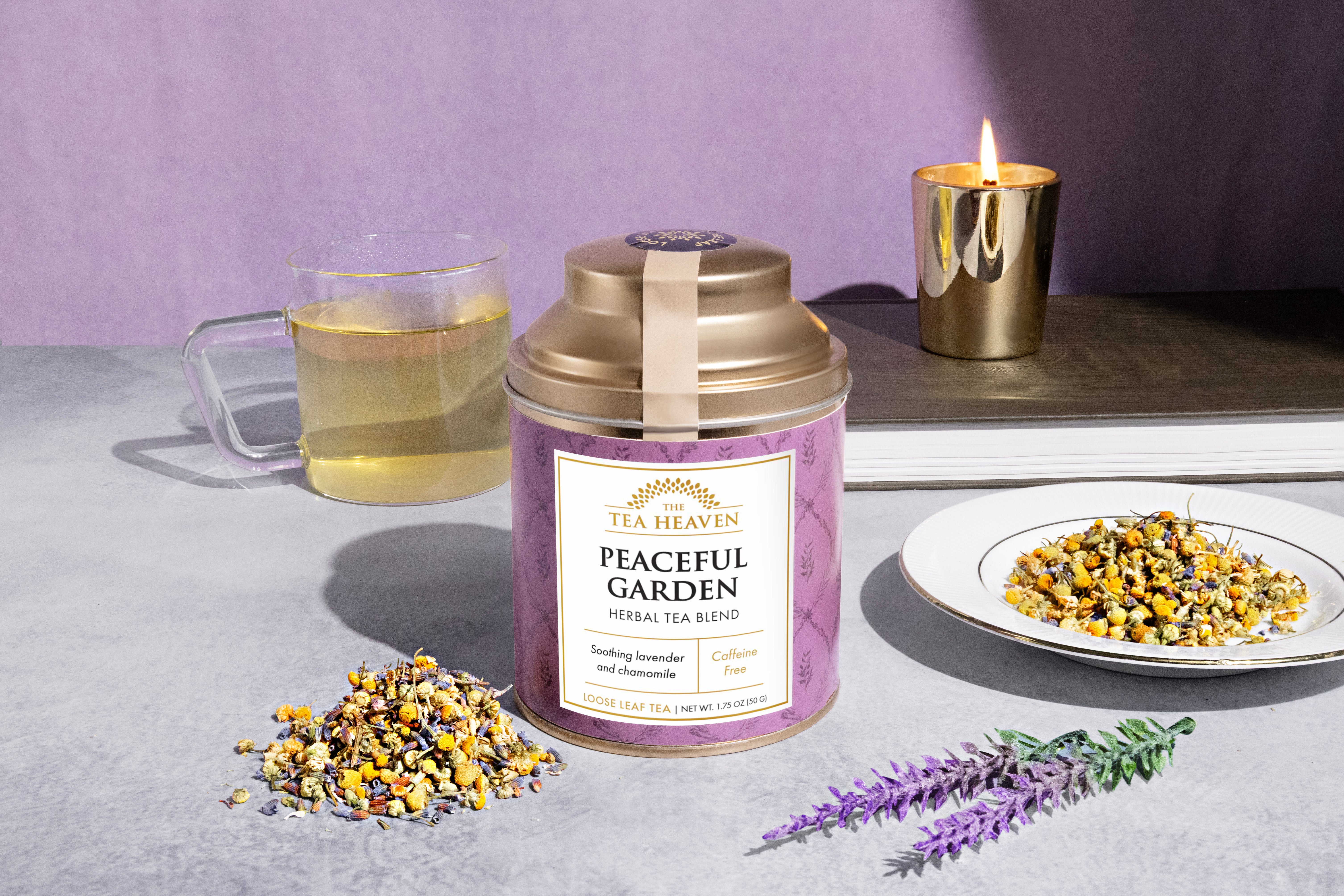 Peaceful Garden Loose Leaf Canister (Case of 6)