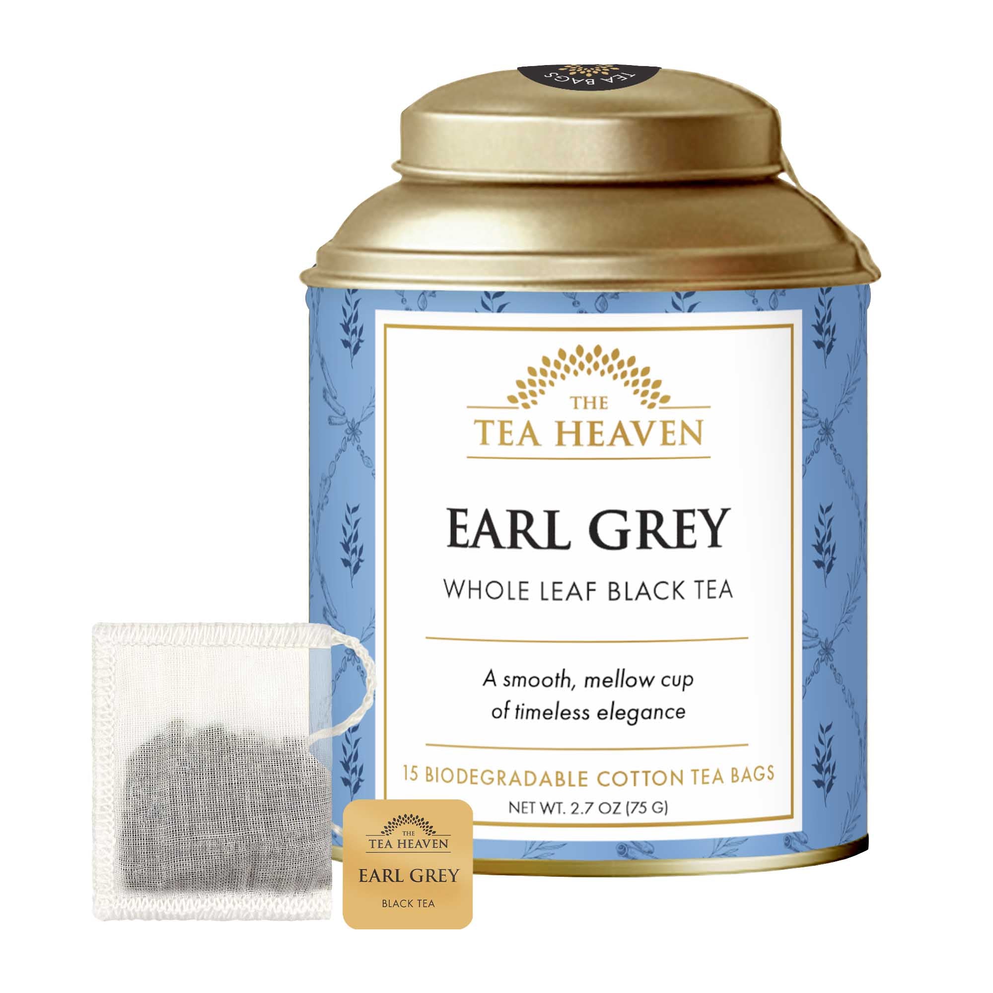 Earl Grey Tea Bag Canister (Case of 6)