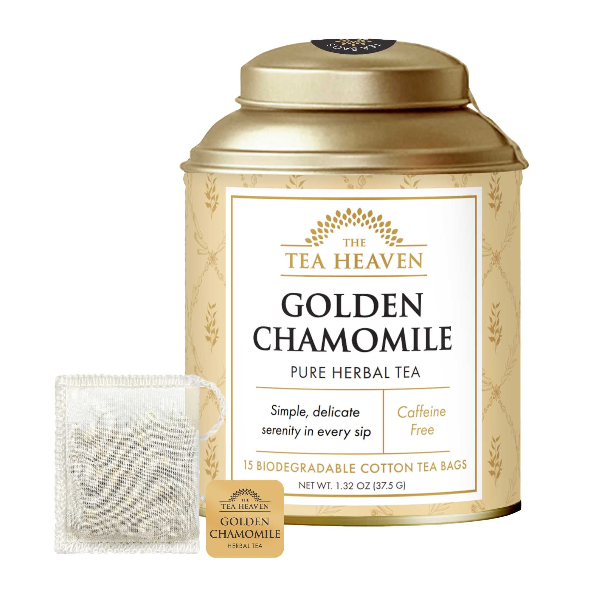 Golden Chamomile Tea Bag Canister (Case of 6)
