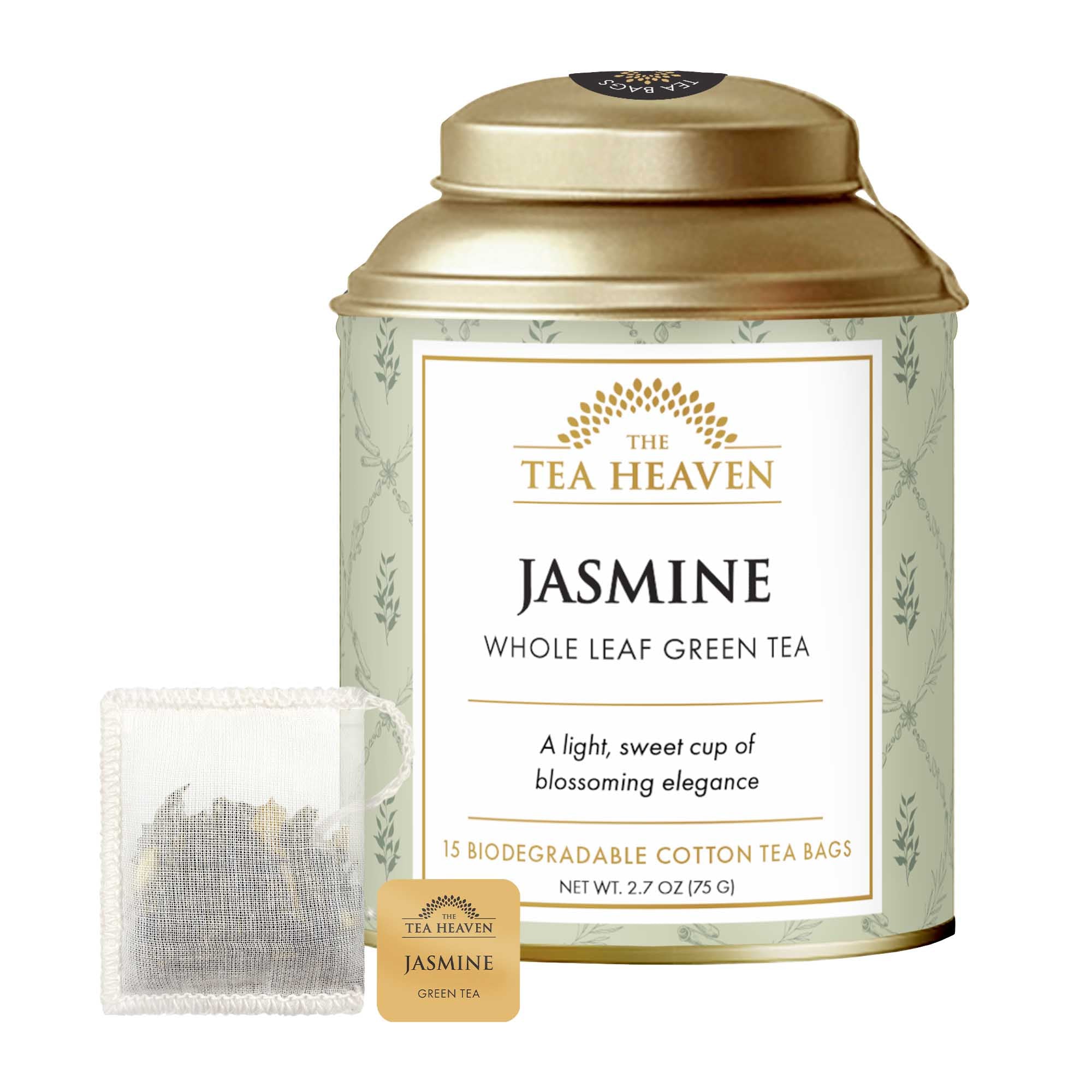 Jasmine Tea Bag Canister (Case of 6)
