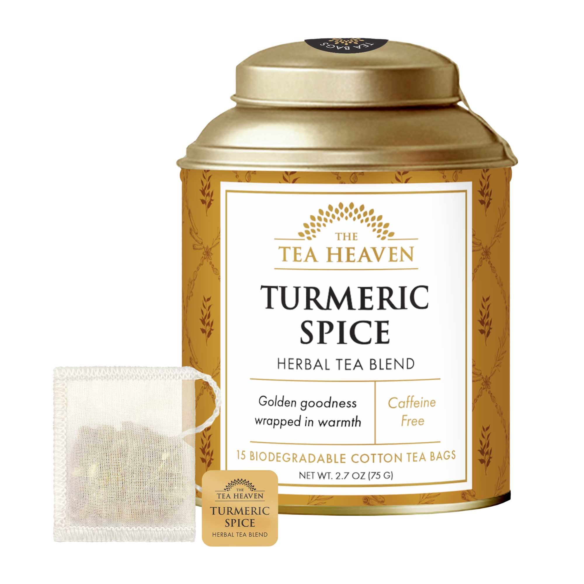 Turmeric Spice Tea Bag Canister (Case of 6)